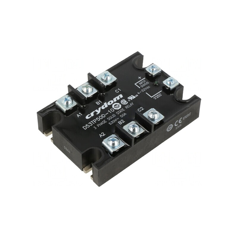 Releu Semiconductor 50A 3-Fazat 48-530VAC | Electronic-mag.ro | Componente Electronice