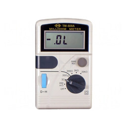 Miliohmetru Digital LCD 3.5 Cifre TM-508A | Electronic-mag.ro | Componente Electronice