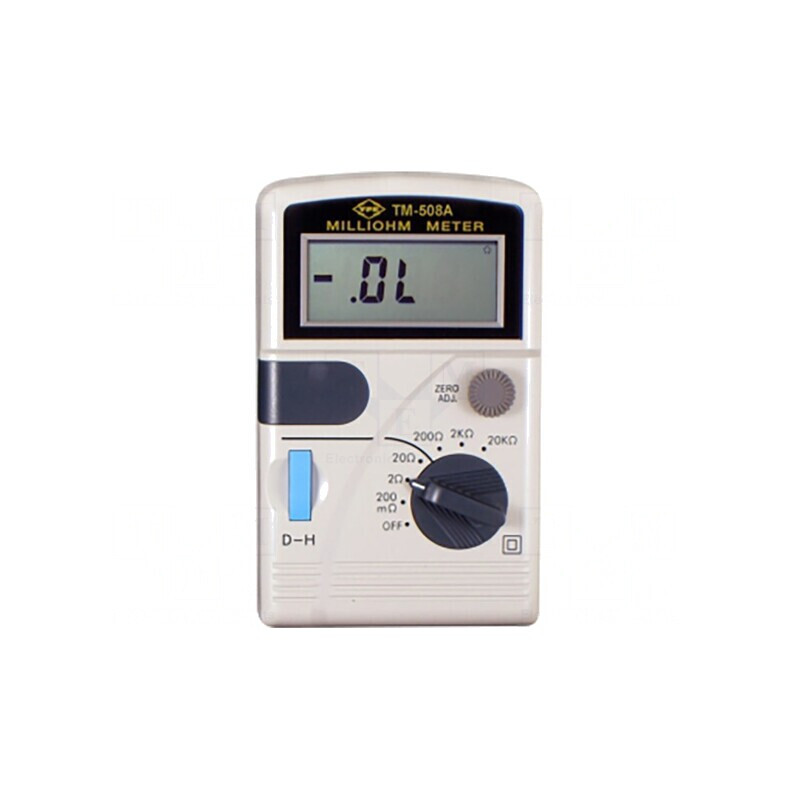 Miliohmetru Digital LCD 3.5 Cifre TM-508A | Electronic-mag.ro | Componente Electronice