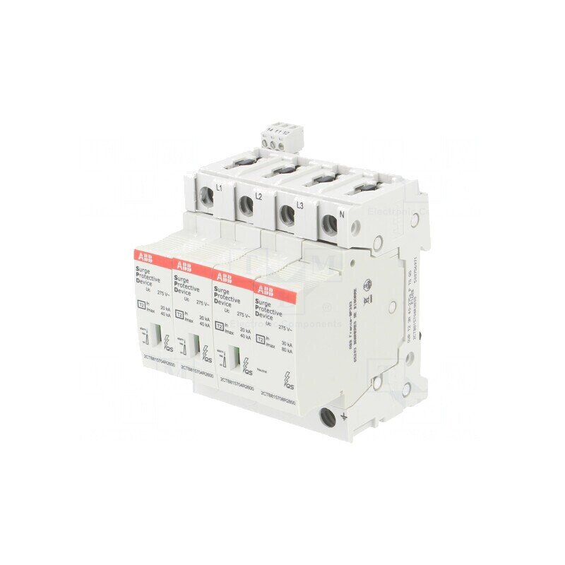 Limitator de Supratensiuni Tip 2, 3 Poli, 40kA | Electronic-mag.ro | Componente Electronice