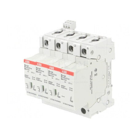 Limitator de Supratensiuni Tip 2, 3 Poli, 40kA | Electronic-mag.ro | Componente Electronice