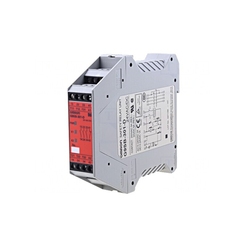Releu de Siguranță G9SB 24VAC/24VDC 1-IN | Electronic-mag.ro | Componente Electronice