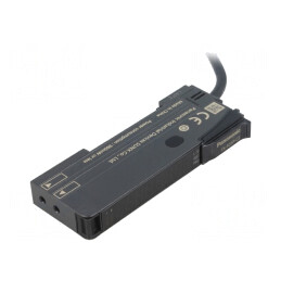 Senzor Amplificator Fibră Optică PNP IP40 cu Cablu 2m