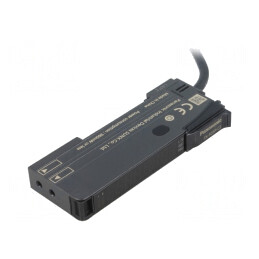 Senzor Amplificator Fibră Optică PNP IP40 cu Cablu 2m | Electronic-mag.ro | Componente Electronice