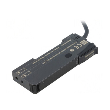Senzor Amplificator Fibră Optică PNP IP40 cu Cablu 2m | Electronic-mag.ro | Componente Electronice