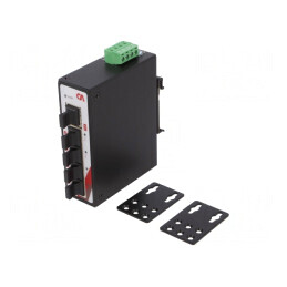 Switch PoE Ethernet Neadministrabil 5 Porturi 48-55VDC | Electronic-mag.ro | Componente Electronice