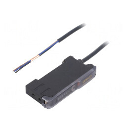 Amplificator fibră optică PNP cu cablu 2m IP50 | Electronic-mag.ro | Componente Electronice