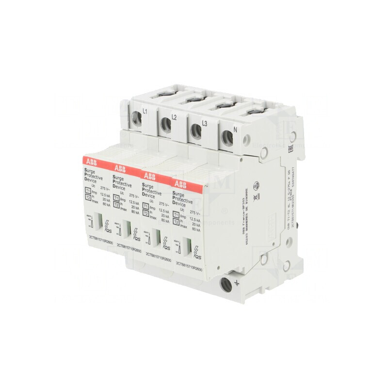 Limitator de Supratensiuni Tip 1 2 Poli 80kA | Electronic-mag.ro | Componente Electronice Limitator de Supratensiuni Tip 1 2 Poli 80kA | Electronic-mag.ro | Componente Electronice