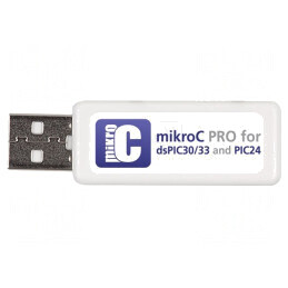 Compilator C USB Dongle License pentru dsPIC30/33, PIC24, mikroC PRO