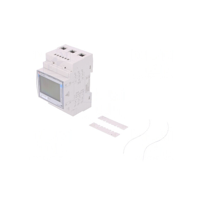 Contor Digital 3-Fazat LCD pentru Șină DIN | Electronic-mag.ro | Componente Electronice