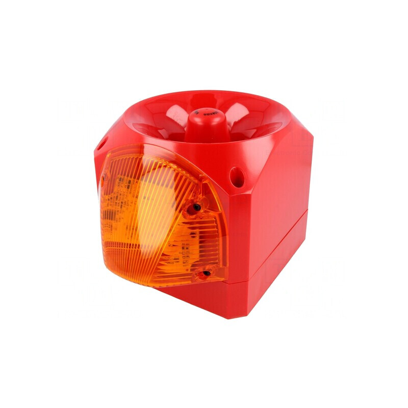 Sirenă Luminoasă și Acustică 10-60VDC | Electronic-mag.ro | Componente Electronice