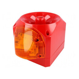 Sirenă Luminoasă și Acustică 10-60VDC | Electronic-mag.ro | Componente Electronice