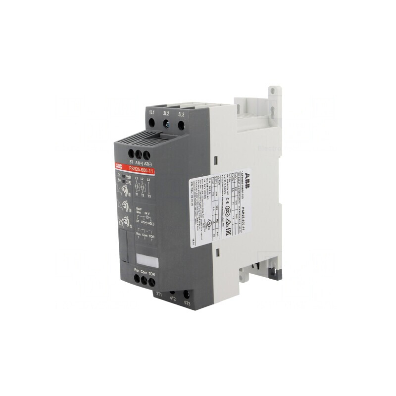 Modul Softstart 11kW 25A pentru Șină DIN 208-600VAC | Electronic-mag.ro | Componente Electronice