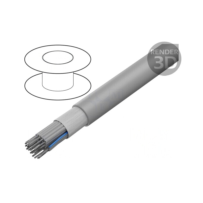 Cablu Bandă Rotund 1,27mm 25x28AWG PVC Gri | Electronic-mag.ro | Componente Electronice Cablu Bandă Rotund 1,27mm 25x28AWG PVC Gri | Electronic-mag.ro | Componente Electronice