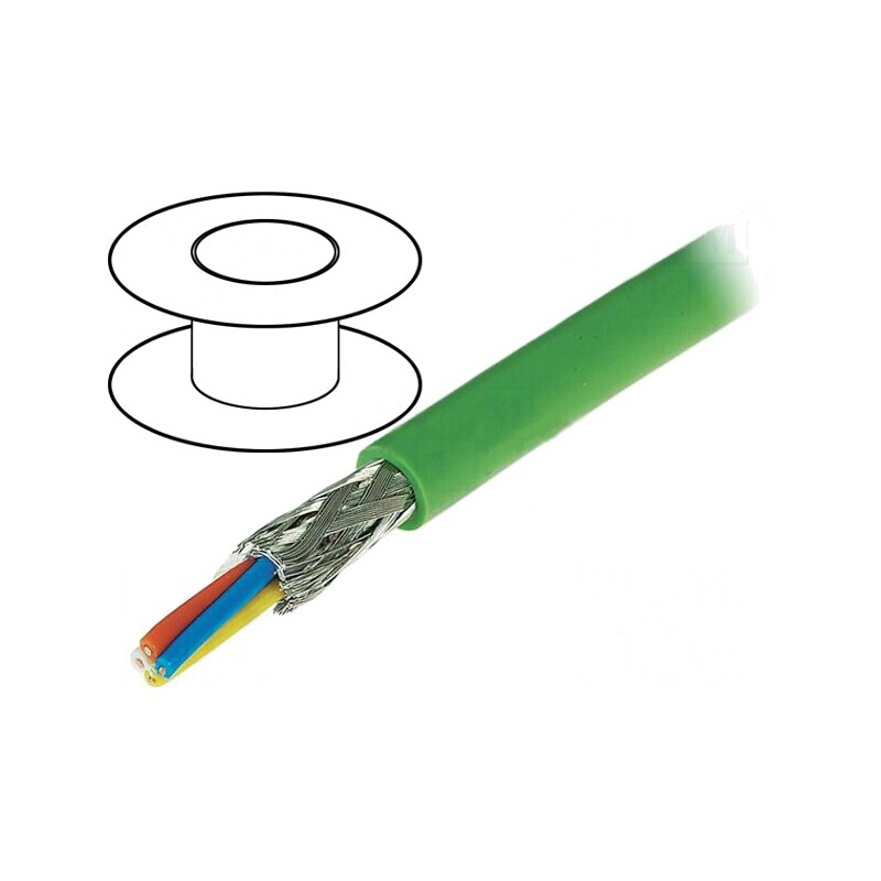 Cablu Ethernet Industrial PROFINET 5 Sârmă Cu 4x22AWG PVC