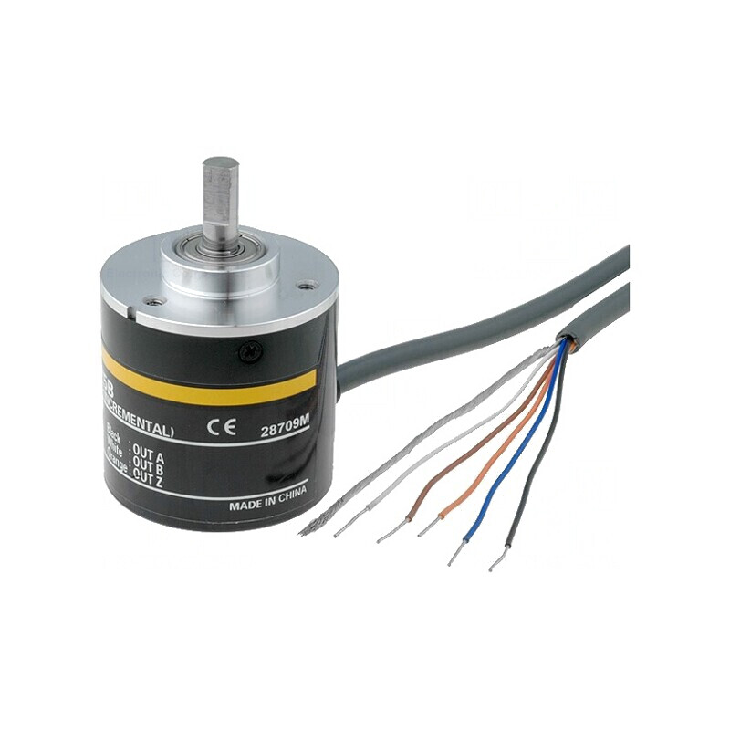 Encodor Incremental 12-24VDC 100imp/rotație | Electronic-mag.ro | Componente Electronice
