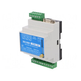 Telemetric GSM/GPRS pentru șină DIN cu antenă 8-30VDC | Electronic-mag.ro | Componente Electronice