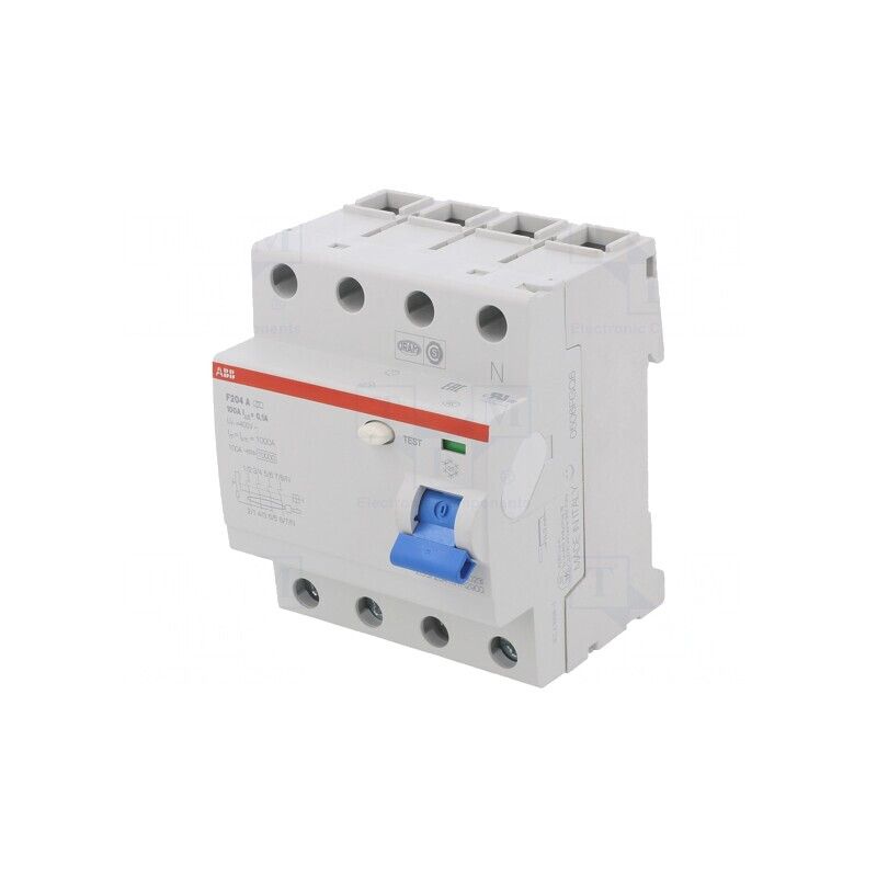 Întrerupător diferenţial 100A 100mA 4P 400VAC | Electronic-mag.ro | Componente Electronice