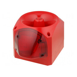 Semnalizator Luminos și Acustic Roșu Nexus Voice 110/230VAC | Electronic-mag.ro | Componente Electronice
