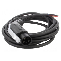 Cablu eMobility 250V 12kW IP44 Tip 1 7,6m 48A | Electronic-mag.ro | Componente Electronice