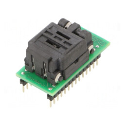 Adaptor: DIL28-QFN28 | 300mils | Circ.asoc: MICROCHIP,NXP | DIL28/QFN28-2 ZIF-CS