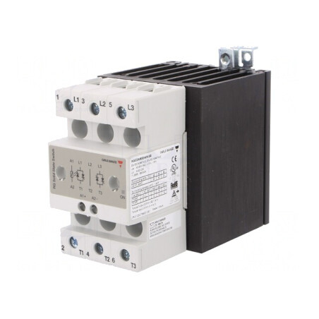 Releu semiconductor 40A 3-fazat 42-660VAC | Electronic-mag.ro | Componente Electronice
