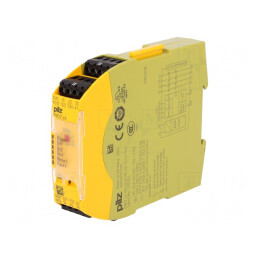 Releu de Siguranță PNOZ s4 48-240VAC 3 Intrări 5 Ieșiri | Electronic-mag.ro | Componente Electronice