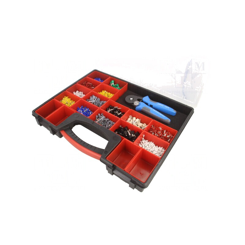 Kit Sertizare Terminații 0.75-16mm2 Cu Cutie | Electronic-mag.ro | Componente Electronice