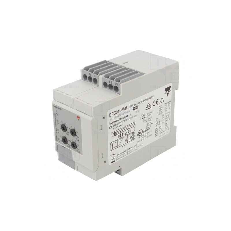 Releu Monitorizare Tensiune DIN IP20 | Electronic-mag.ro | Componente Electronice