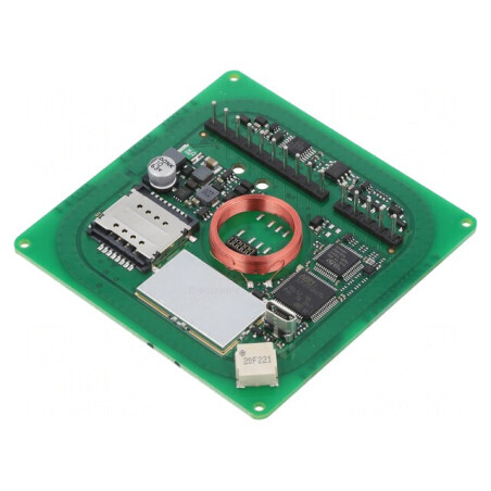 Cititor RFID 9-30V cu Antenă 100mm și Conectivitate Multipla | Electronic-mag.ro | Componente Electronice