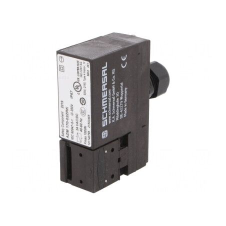 Întrerupător de siguranță cu blocare AZM 170 NC IP67 24V | Electronic-mag.ro | Componente Electronice
