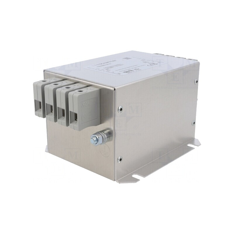 Filtru anti-interferențe trifazic 520VAC 1,5MΩ FN3256H-36-33 | Electronic-mag.ro | Componente Electronice