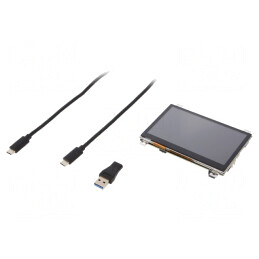 Ecran TFT 4,3" MikroBUS USB STM32F2