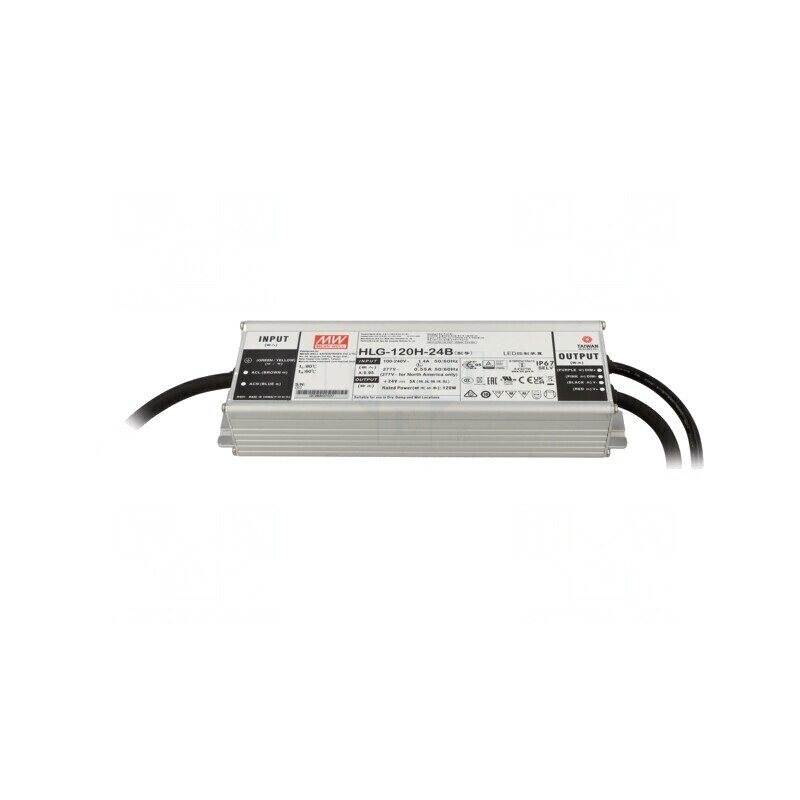 Alimentator LED 120W 24V 5A IP67 | Electronic-mag.ro | Componente Electronice