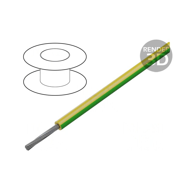 Cablu HookUp Wire litat 24AWG PVC galben-verde 300V 305m | Electronic-mag.ro | Componente Electronice Cablu HookUp Wire litat 24AWG PVC galben-verde 300V 305m | Electronic-mag.ro | Componente Electronice