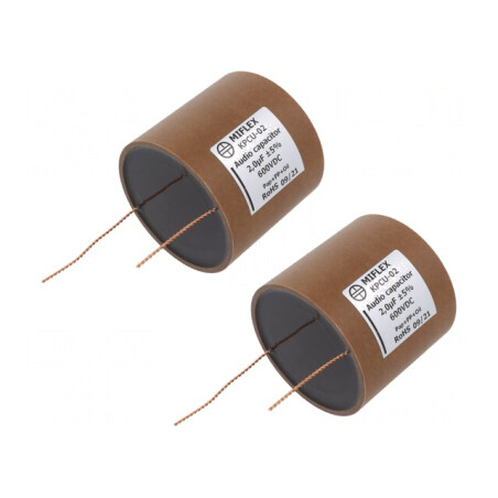Condensator cupru-polipropilenă-hârtie 2uF 600VDC ±5% THT | Electronic-mag.ro | Componente Electronice