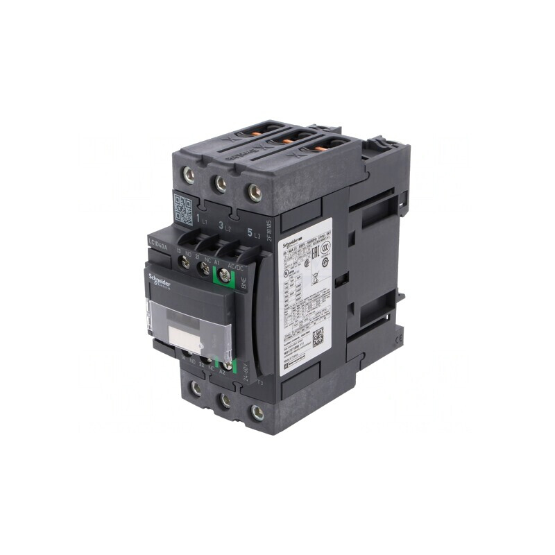 Contactor 3P NO 40A 690V cu Contacte Auxiliare NO NC | Electronic-mag.ro | Componente Electronice