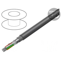Cablu Xtra Guard Flex 7x22AWG PVC Gri 30.5m | Electronic-mag.ro | Componente Electronice