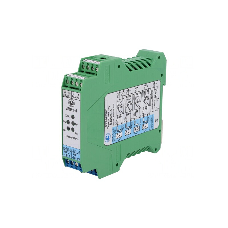 Adaptor Separator de Semnal Izolator pentru Șină DIN IP20 | Electronic-mag.ro | Componente Electronice