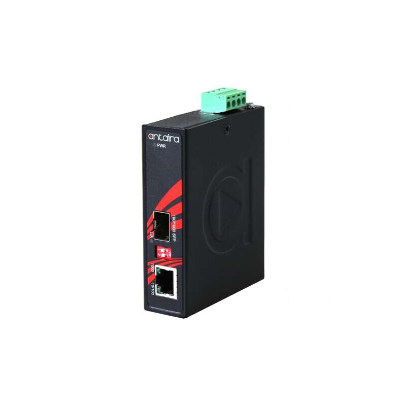 Media Convertor Giga Ethernet/Fibră Optică SFP 12-48VDC | Electronic-mag.ro | Componente Electronice