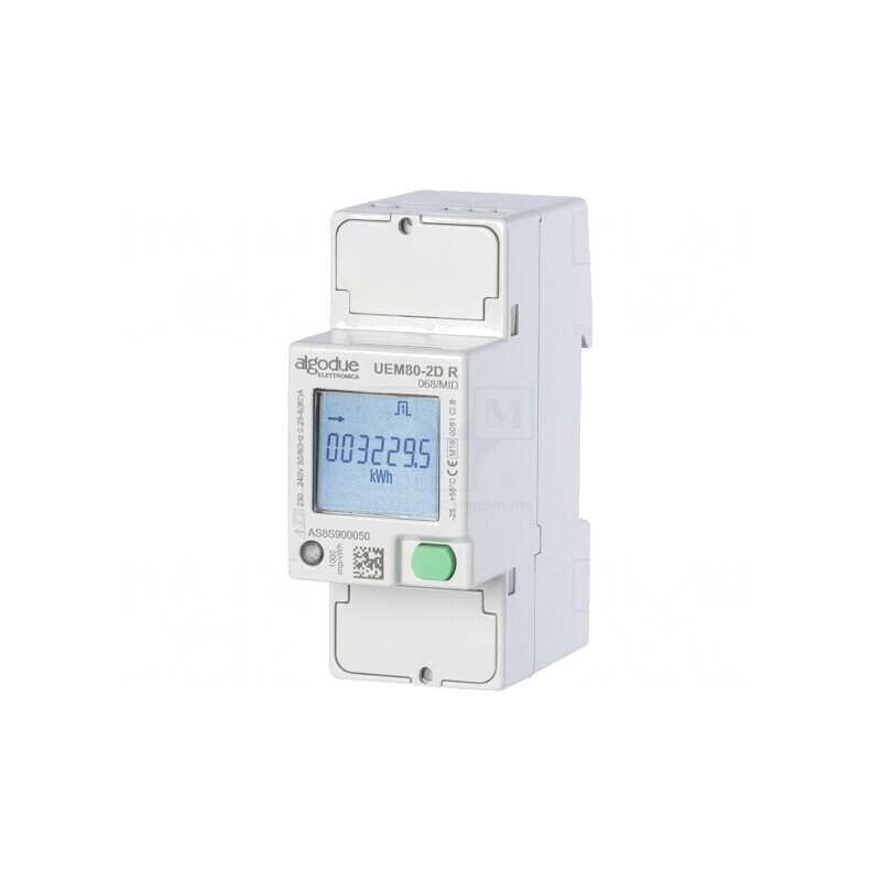 Contor Digital 1-Fază LCD pentru Șină DIN | Electronic-mag.ro | Componente Electronice