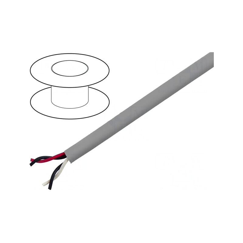 Cablu EcoCable Mini neecranat 2x2x22AWG 30,5m 300V | Electronic-mag.ro | Componente Electronice