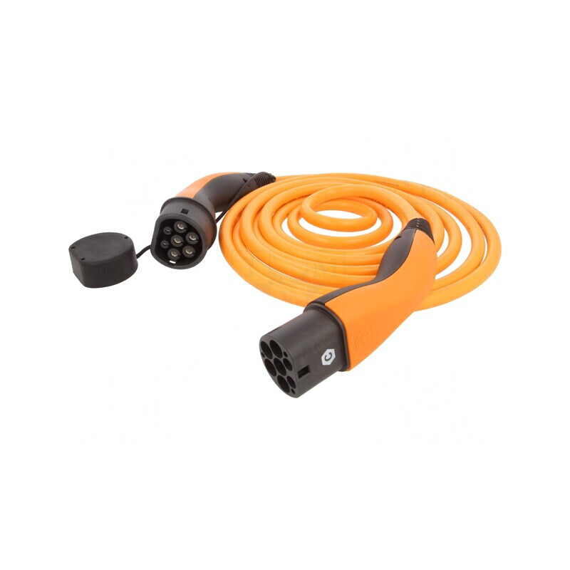 Cablu eMobility 440V 11kW IP55 Tip 2 5m 20A | Electronic-mag.ro | Componente Electronice