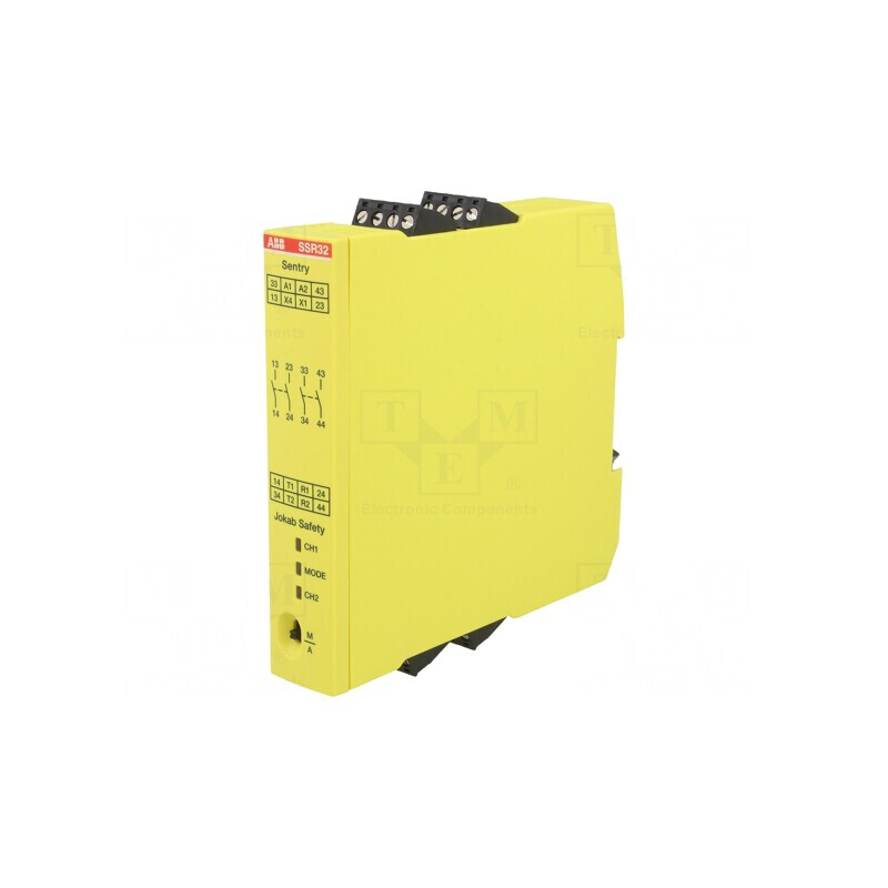 Releu de Siguranță SENTRY 24VDC pentru Șină DIN IP20 | Electronic-mag.ro | Componente Electronice