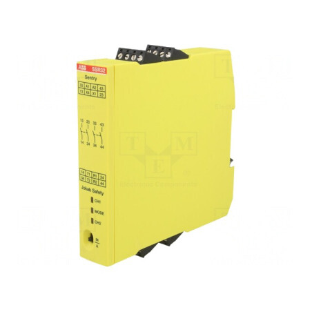 Releu de Siguranță SENTRY 24VDC pentru Șină DIN IP20 | Electronic-mag.ro | Componente Electronice
