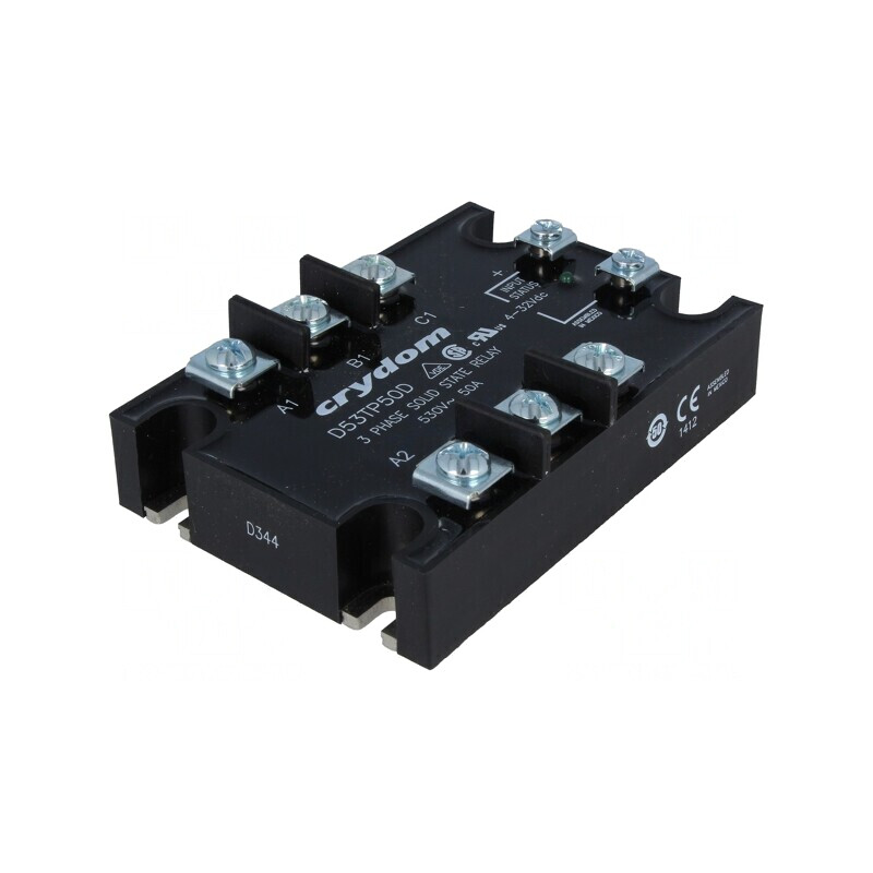 Releu Semiconductor 50A 3-Fazat 48-530VAC | Electronic-mag.ro | Componente Electronice