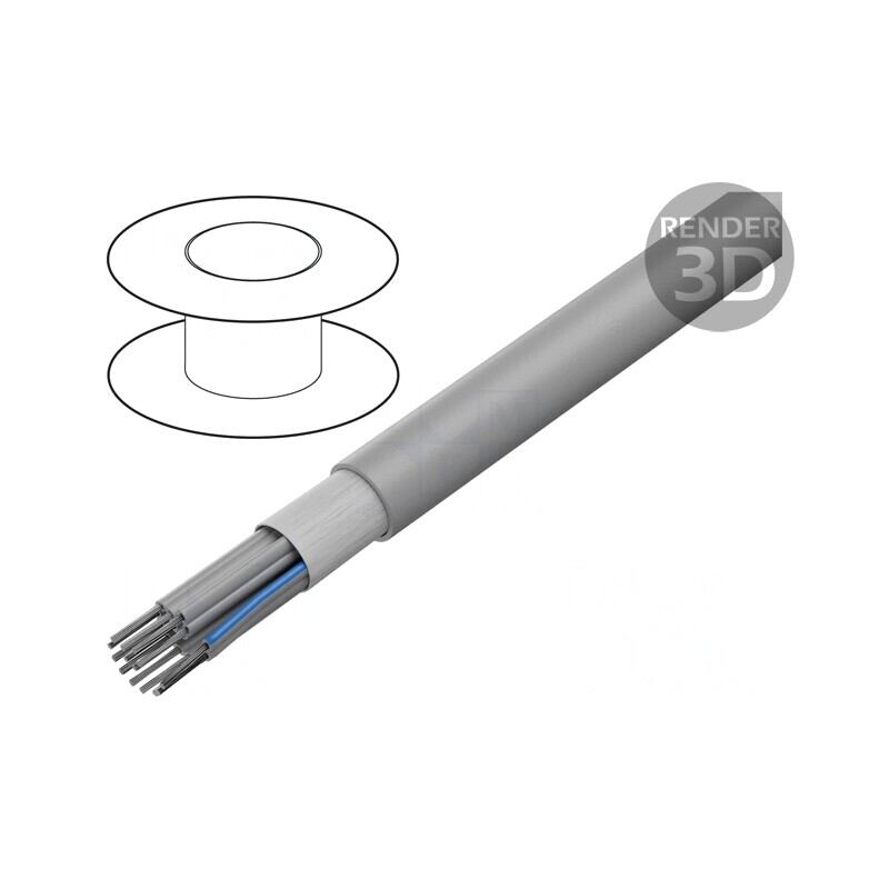 Cablu Bandă Rotund 1,27mm Cu 14x28AWG PVC Gri | Electronic-mag.ro | Componente Electronice Cablu Bandă Rotund 1,27mm Cu 14x28AWG PVC Gri | Electronic-mag.ro | Componente Electronice