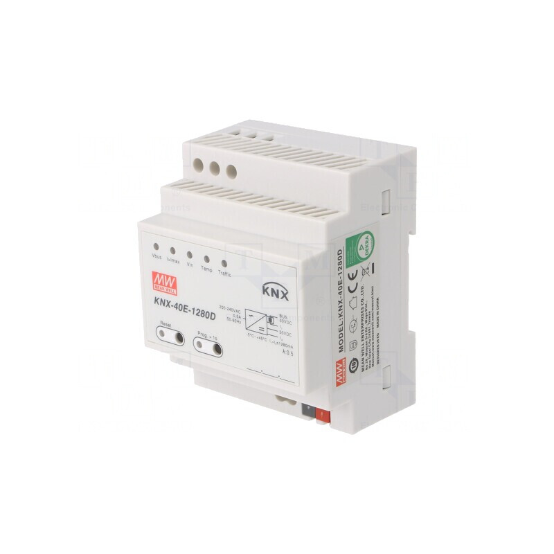 Alimentator KNX/EIB 38,4W 30VDC 1280mA pentru șină DIN | Electronic-mag.ro | Componente Electronice