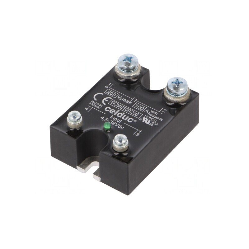 Releu Semiconductor 100A 4,5-32VDC 2-200VDC SCM | Electronic-mag.ro | Componente Electronice