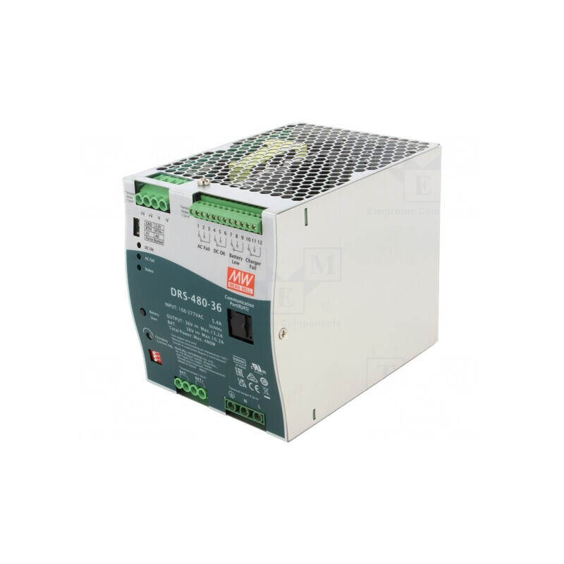 Alimentator cu Buffer pentru Şină DIN 480W 36V 10,2A | Electronic-mag.ro | Componente Electronice